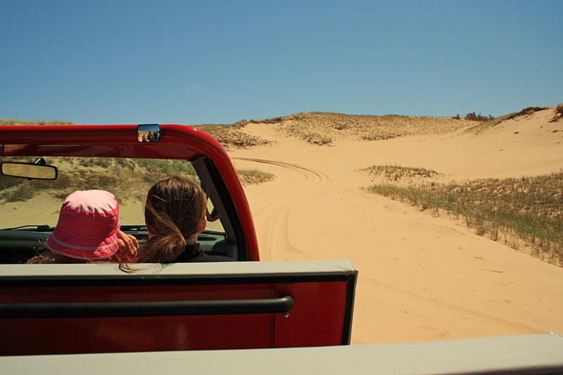 riding in the silver lake sand dunes